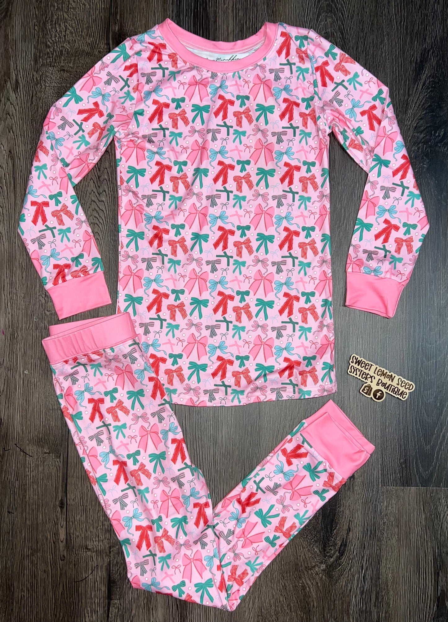 Bamboo bows pjs - 9/10