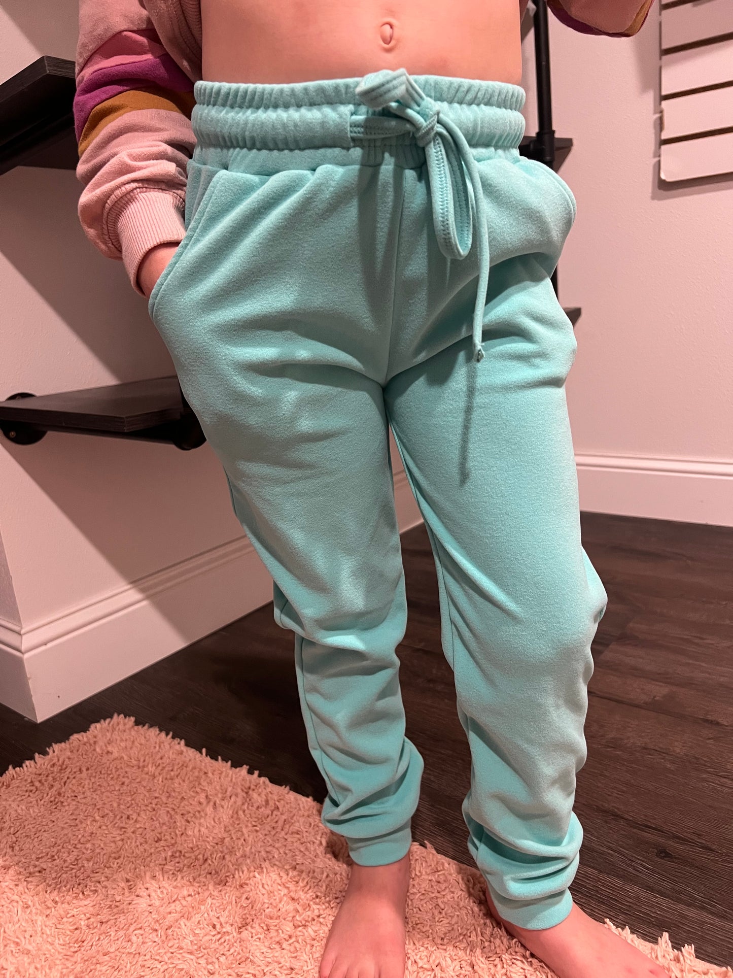 Buttery soft teal joggers