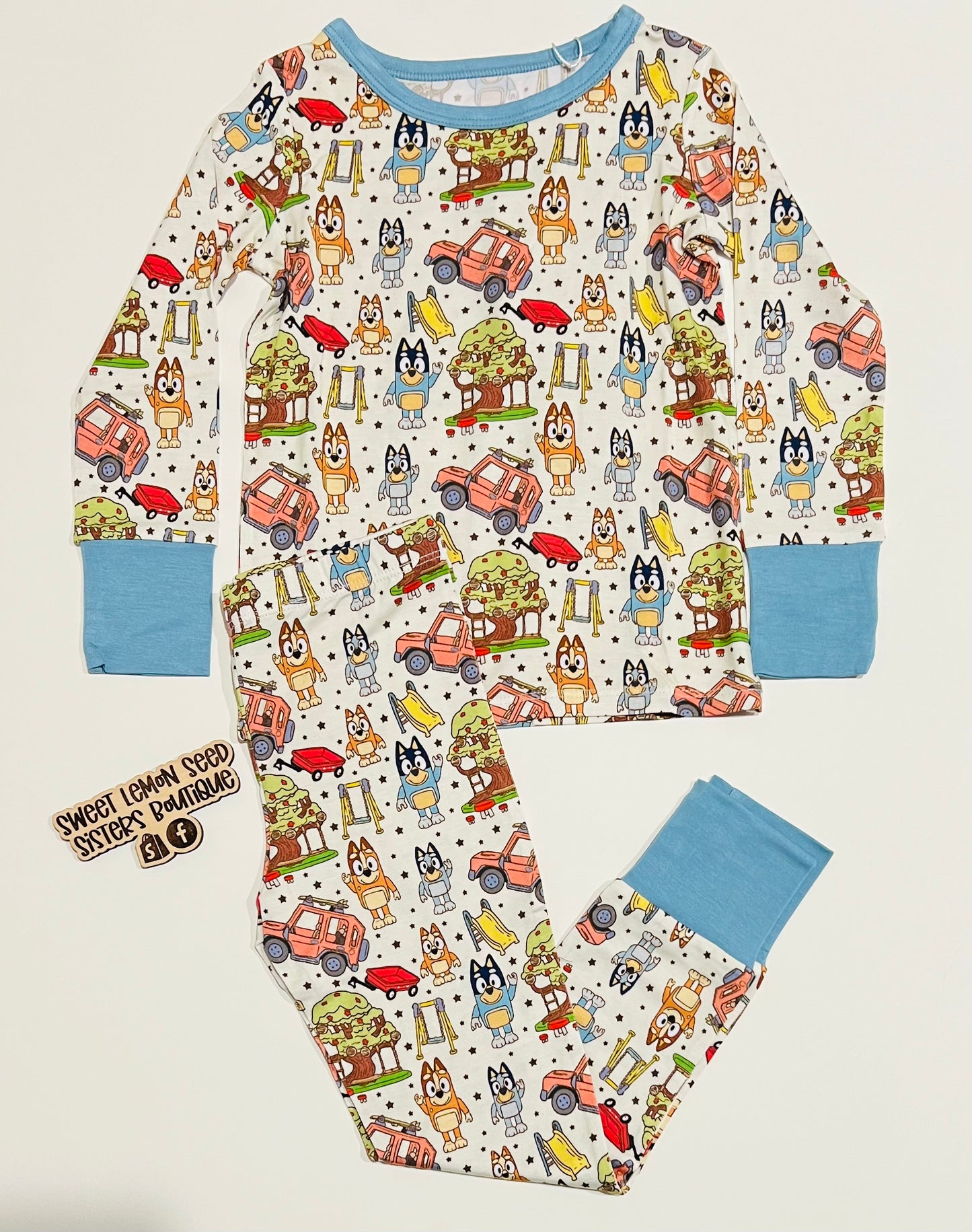 Bamboo bluey pjs
