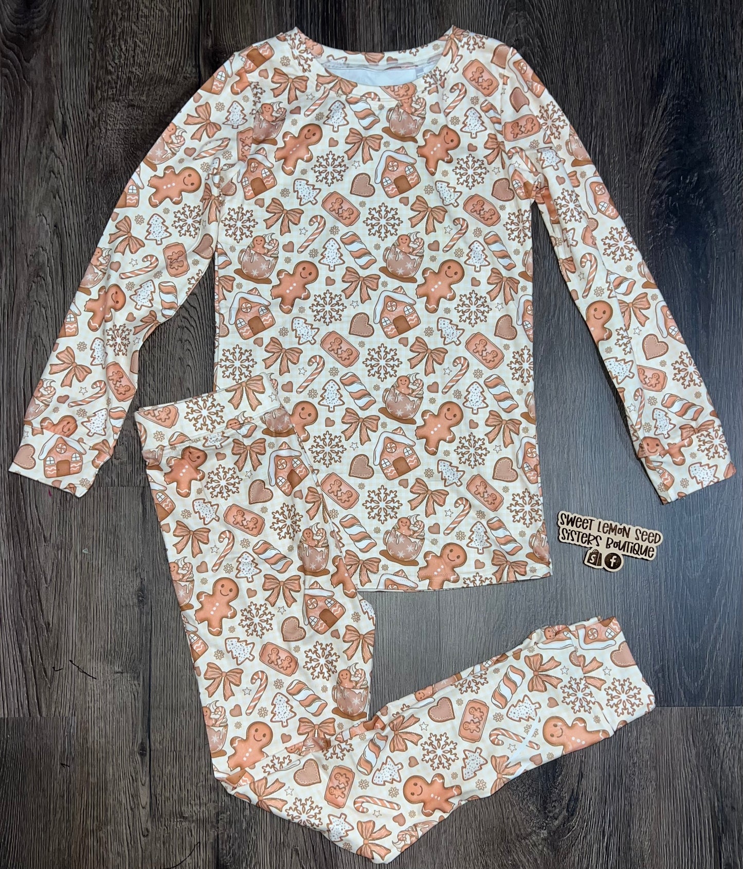 Bamboo gingerbread pjs - 9/10