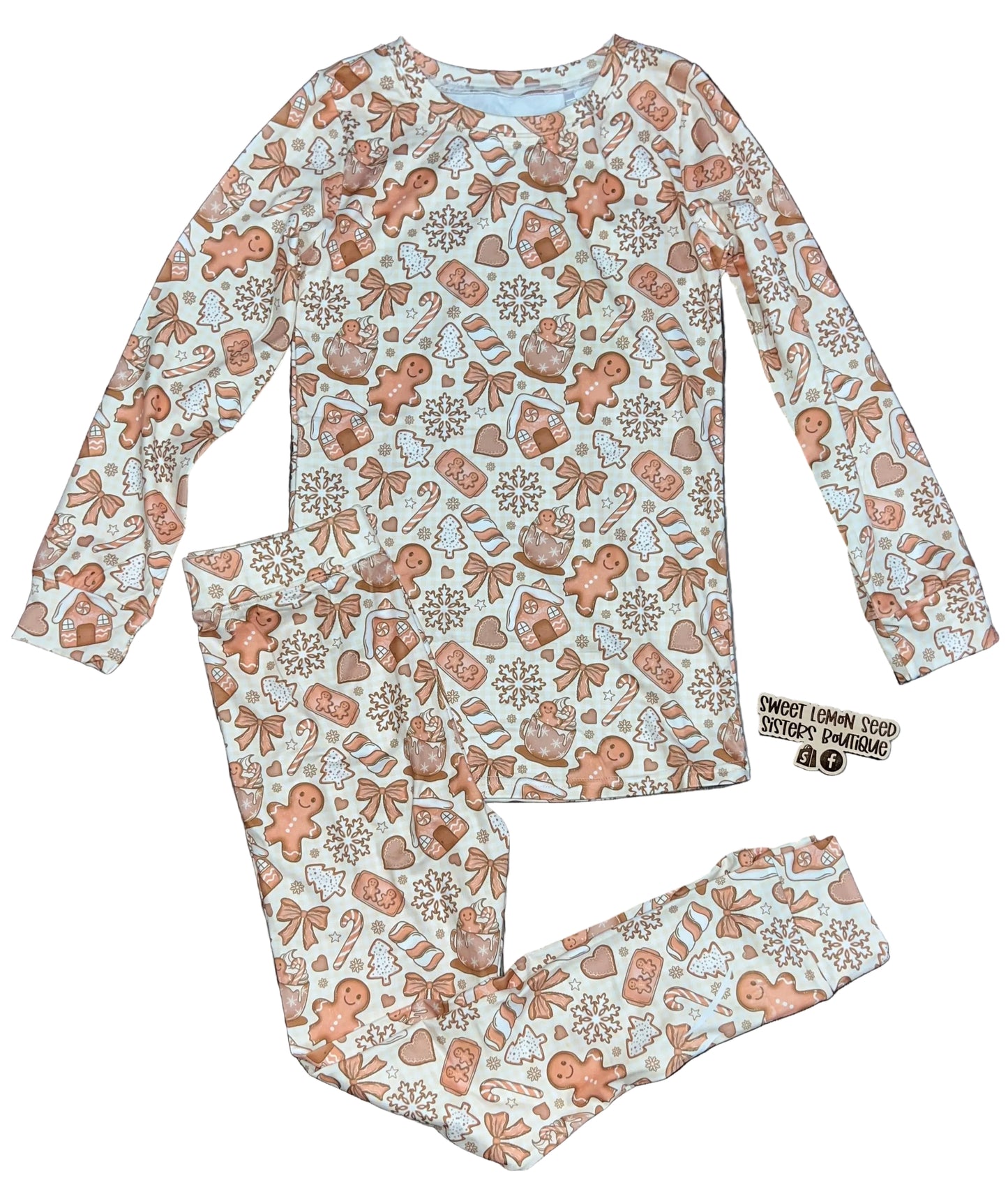 Bamboo gingerbread pjs - 9/10