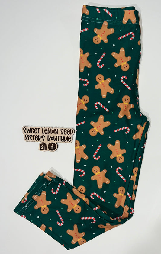 Gingerbread leggings - 2/5T