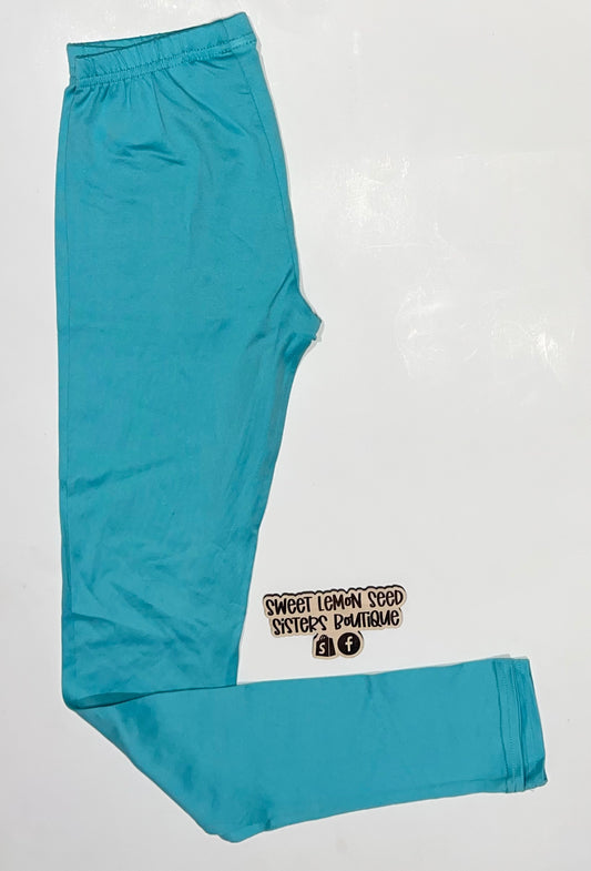 Teal leggings - size 11