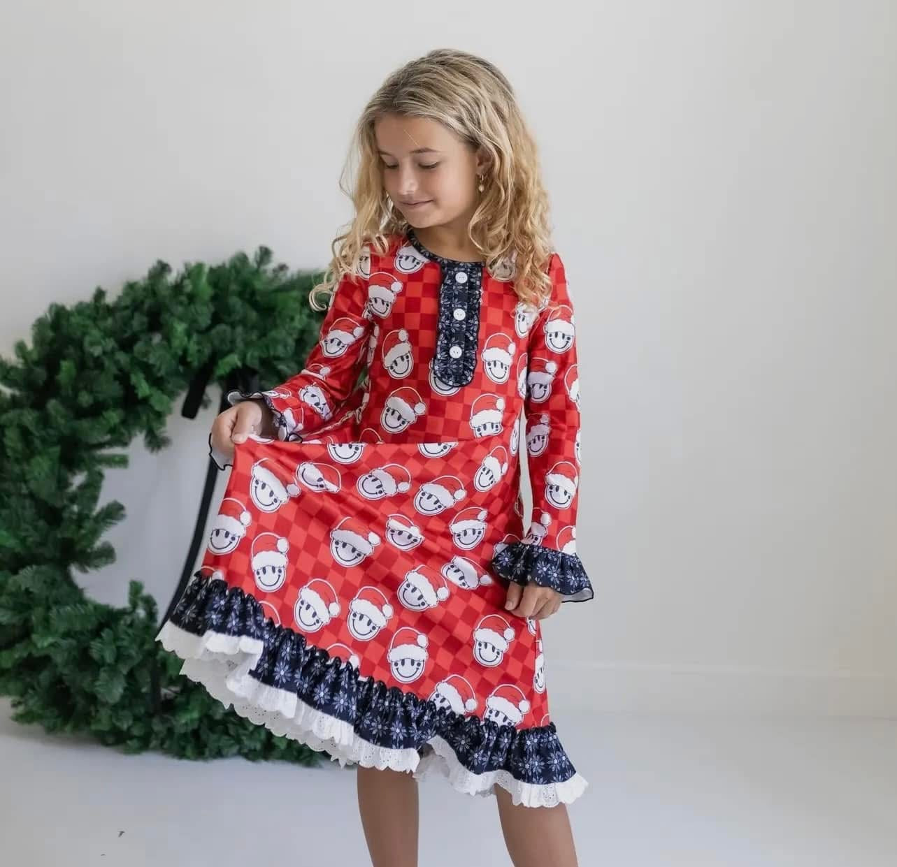 Smiley Santa gown