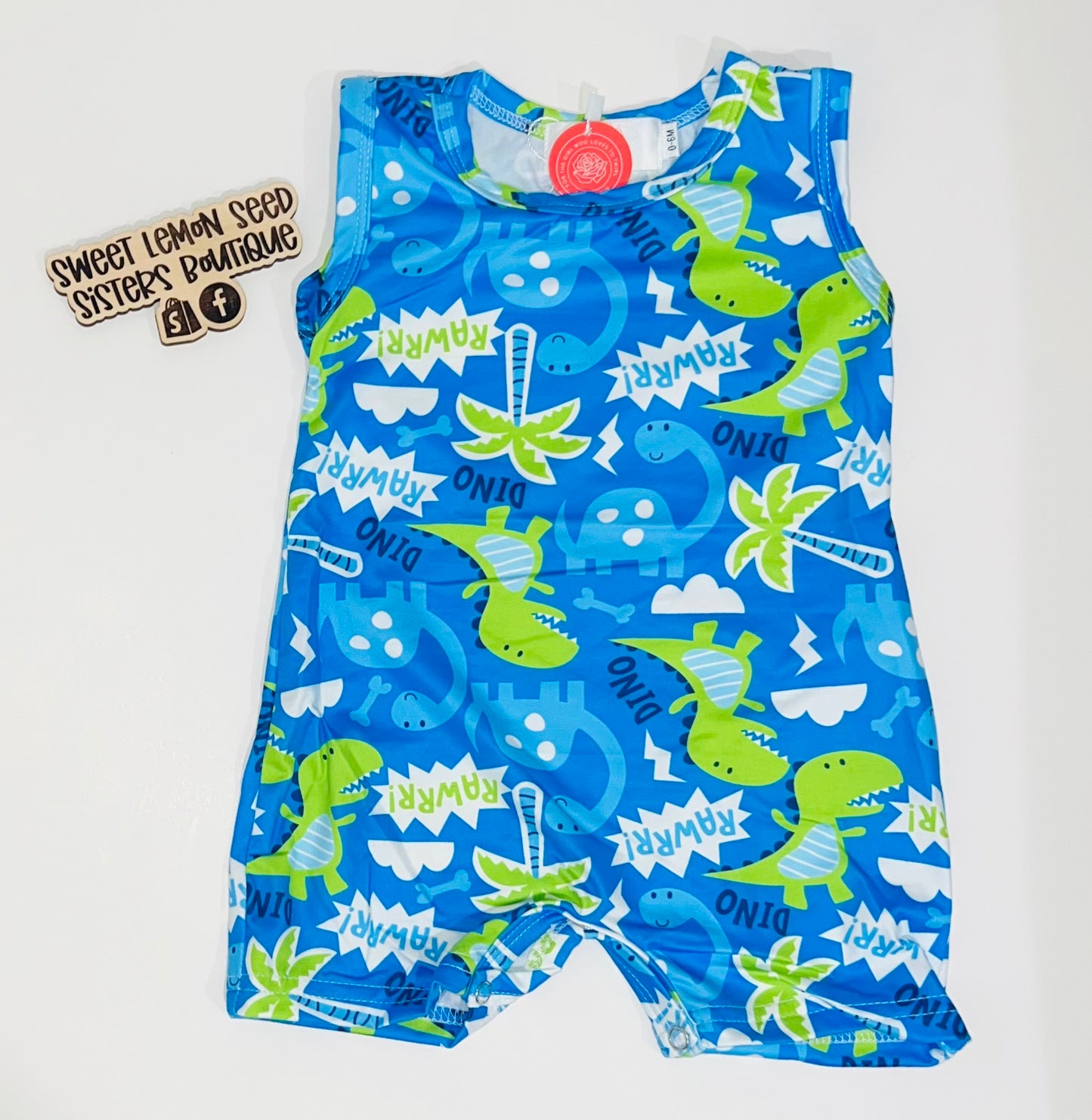 Dino romper 0-6