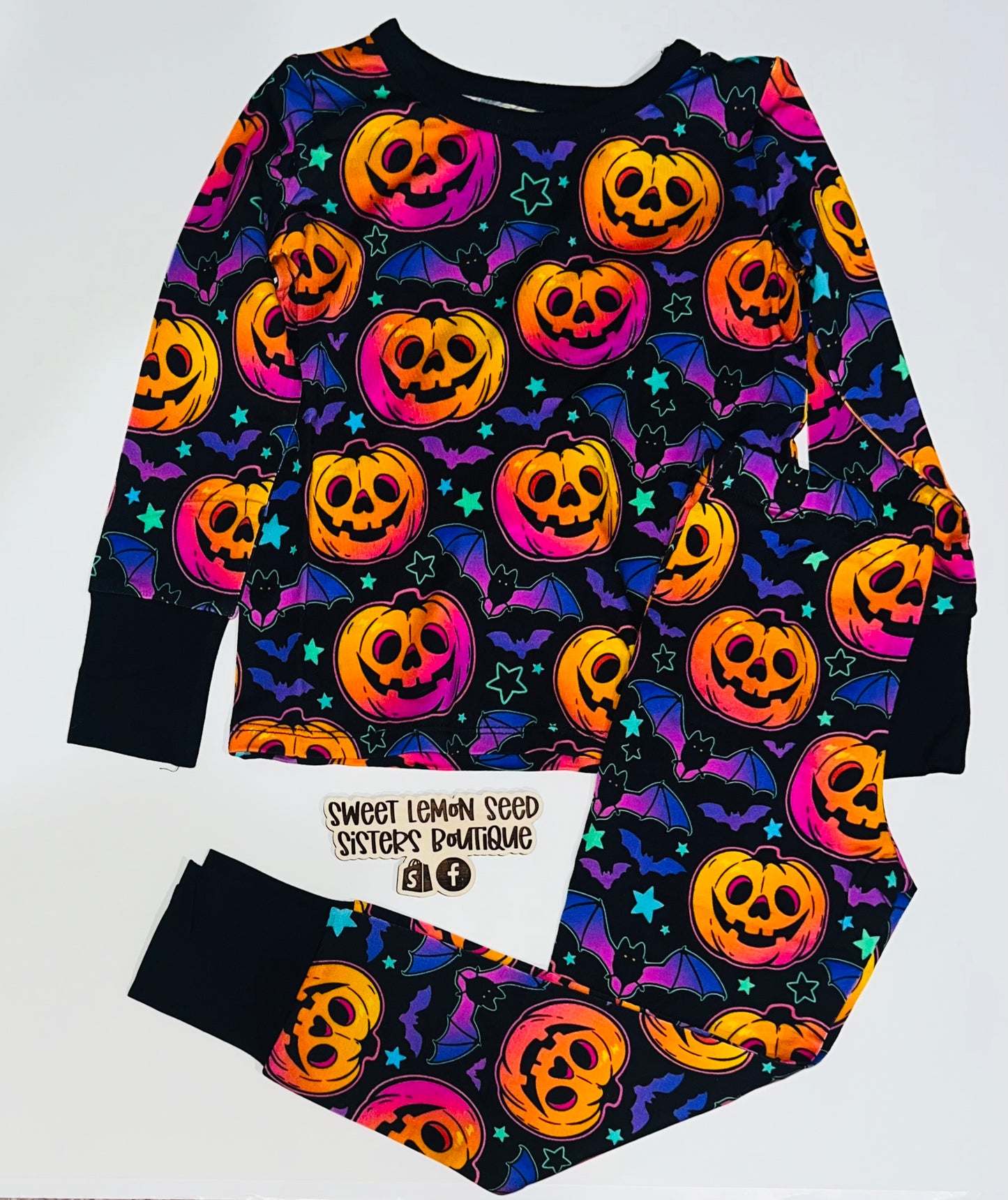 Jack O lantern pjs (2pc or zippy)