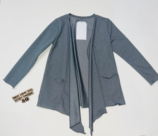 Sparkly grey cardigan - 4t