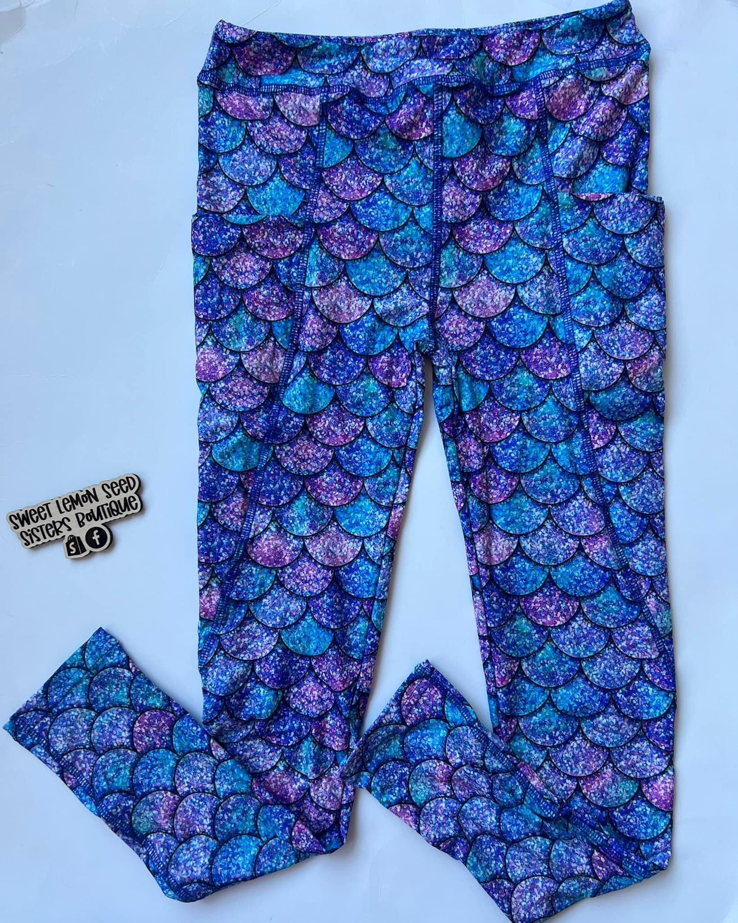 Mermaid scale leggings