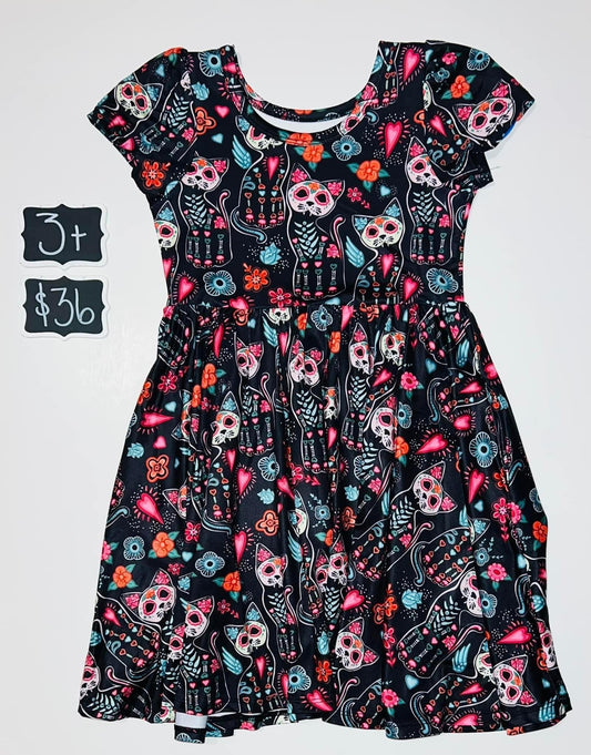 Kitty skull dress