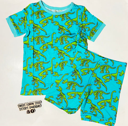 Dino pjs (short & long sleeve)