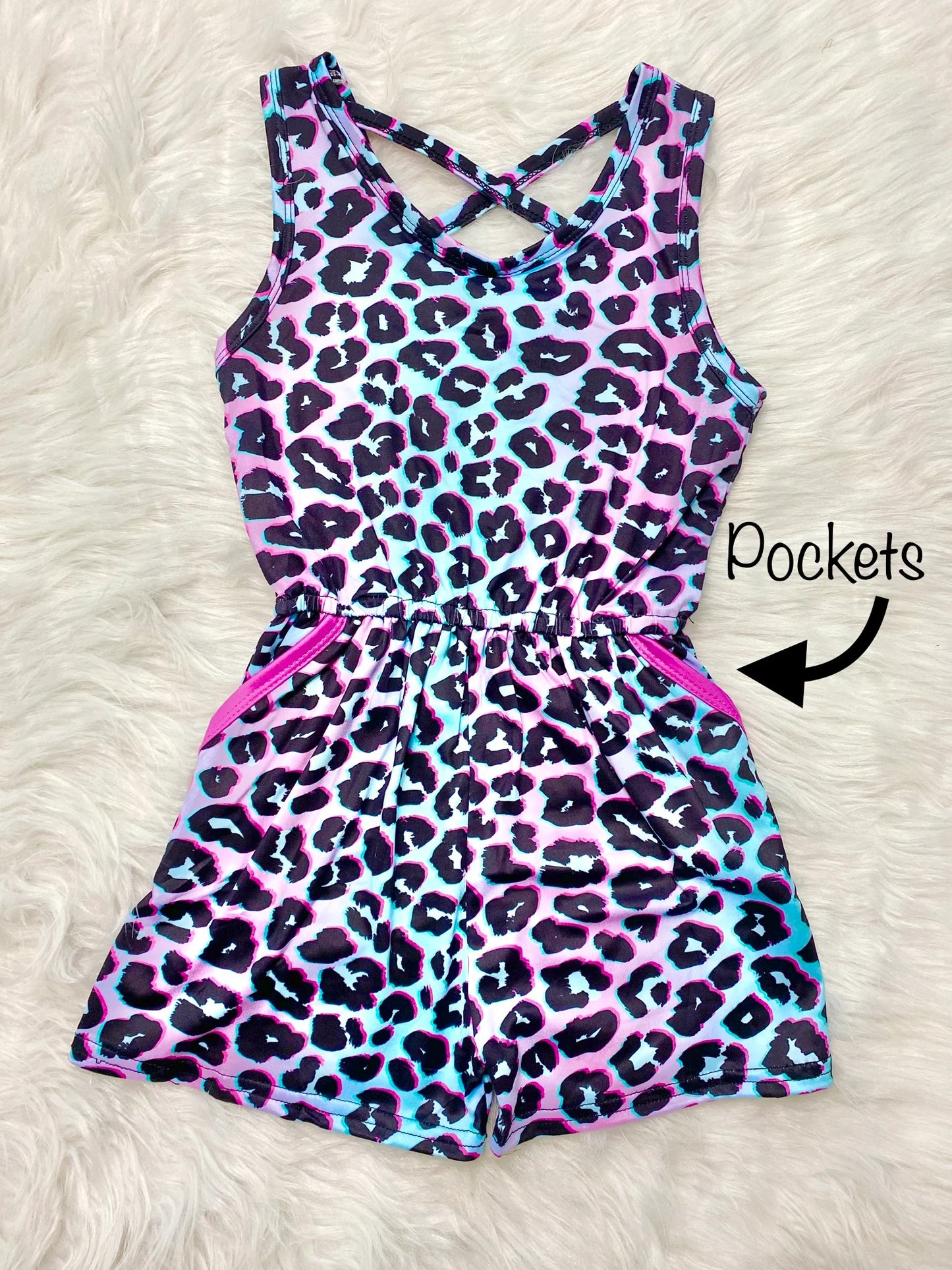 Leopard romper