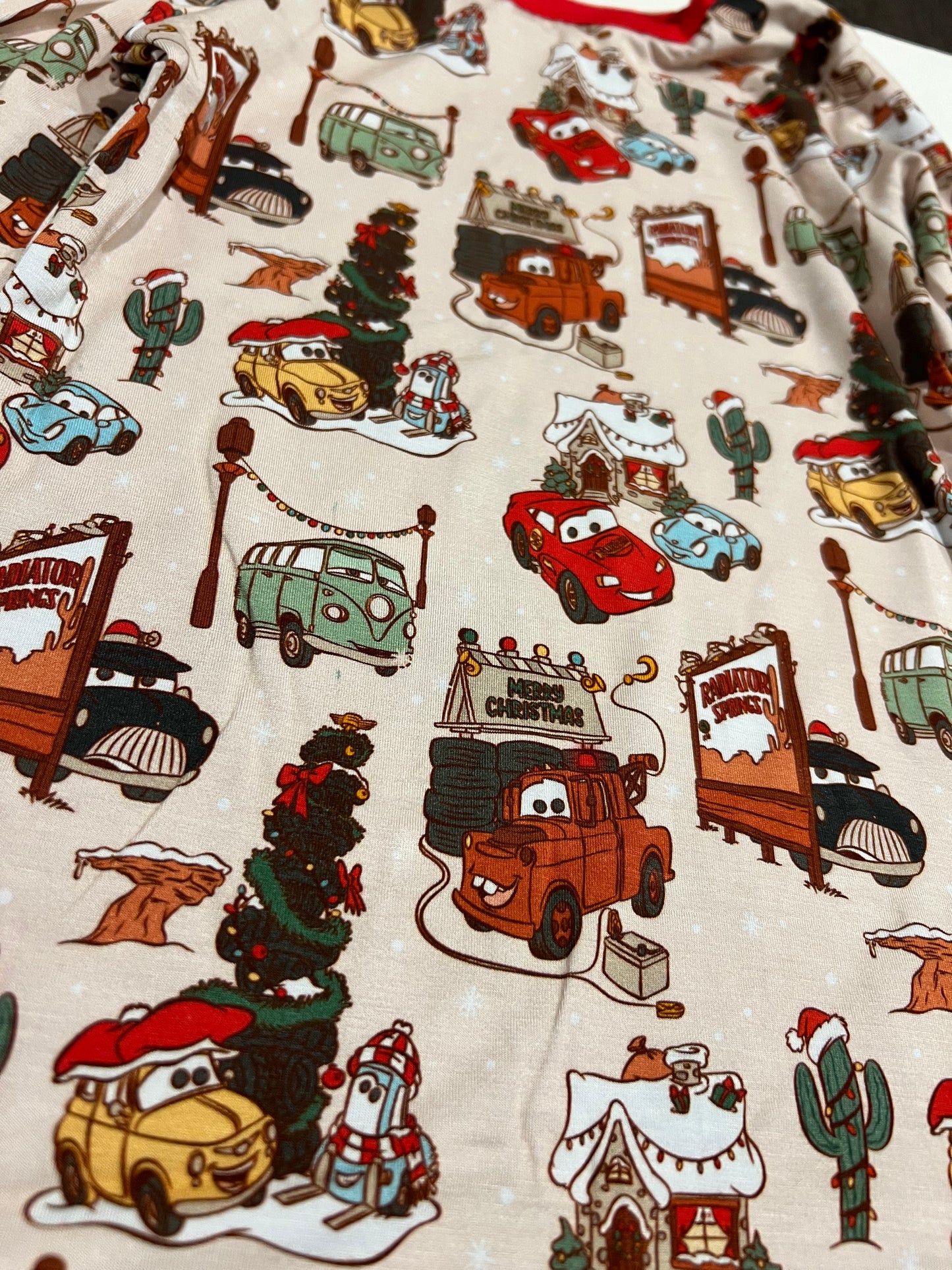 Cars bamboo pjs