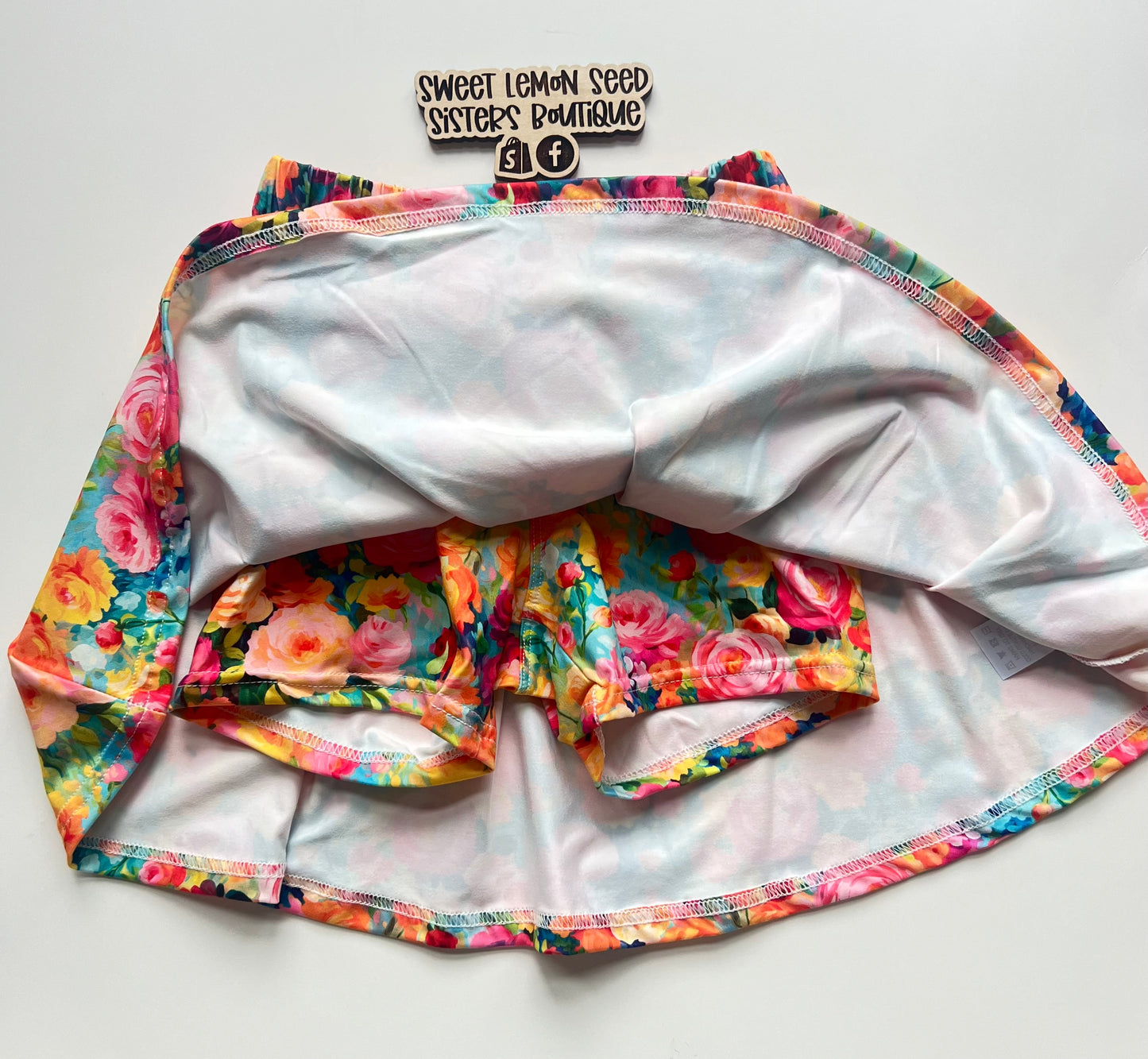 Floral skort