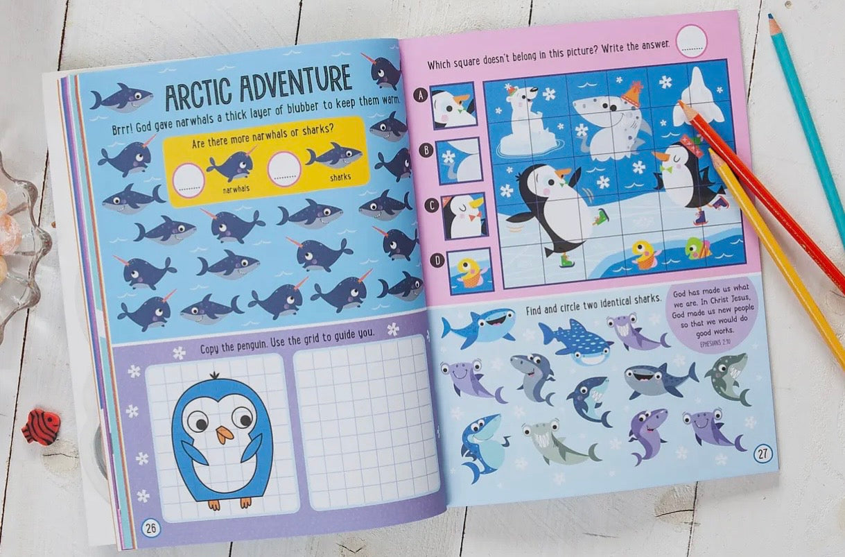 Underwater activity book