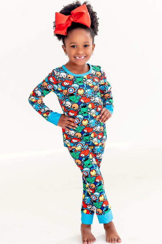 Comic hero pjs - size 10