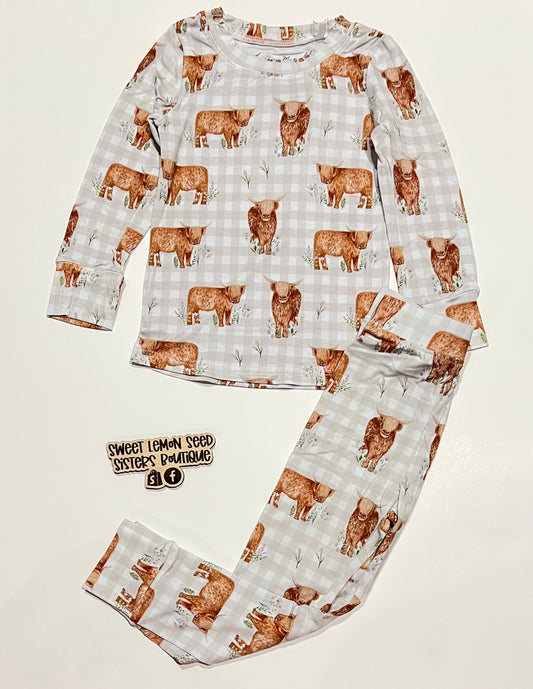 Snug fit highland pjs