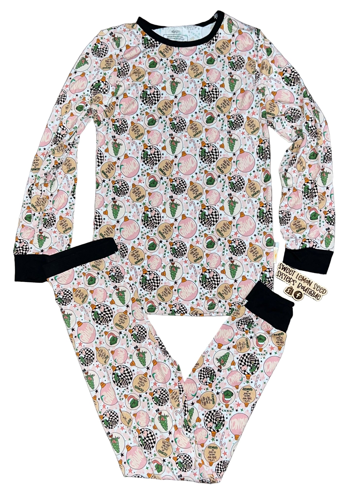 Green man bamboo pjs - 10/12