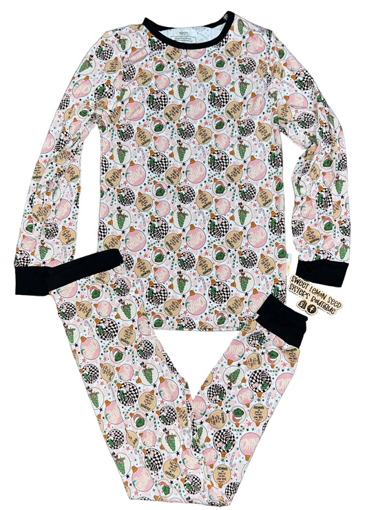 Green man bamboo pjs - 10/12