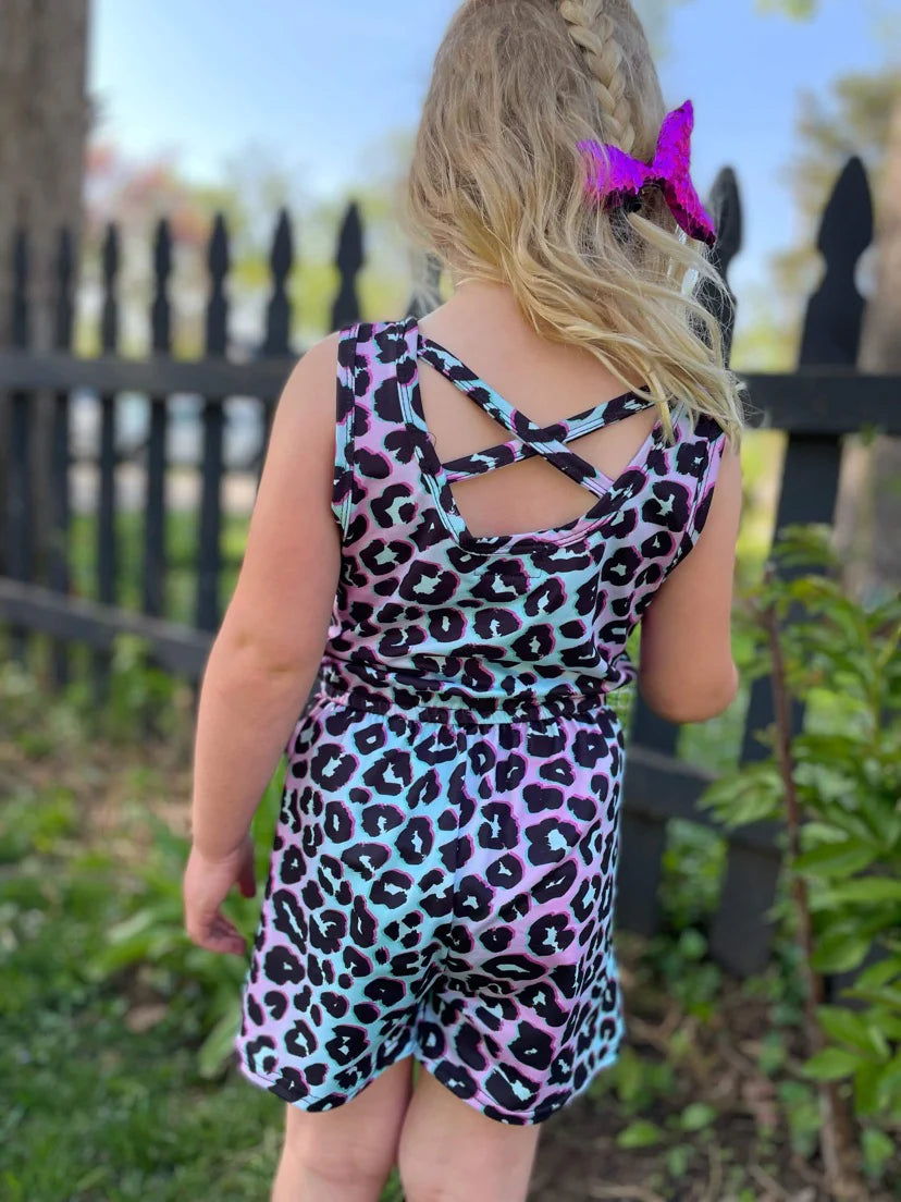 Leopard romper