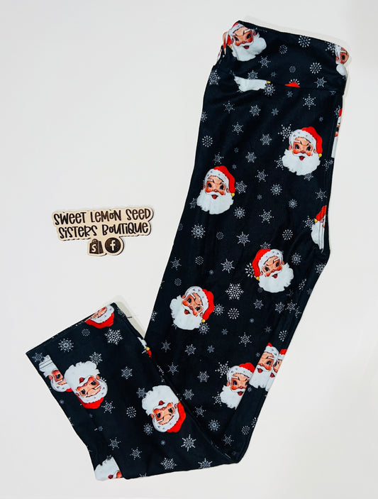 Santa leggings -6x