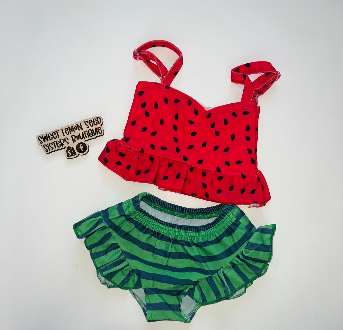 Watermelon suit (two pc & one pc)