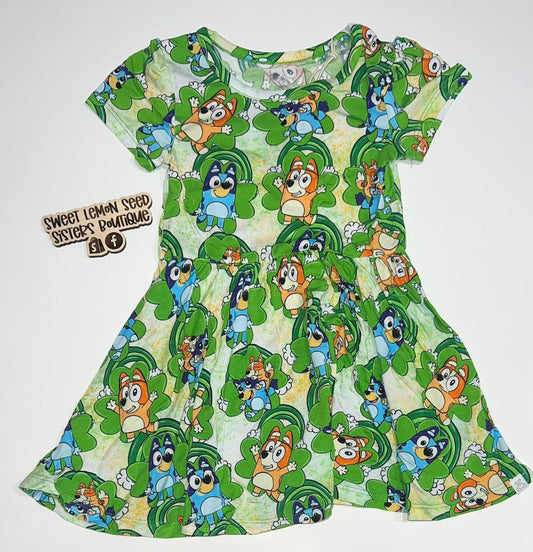 Bluey lucky bamboo dress