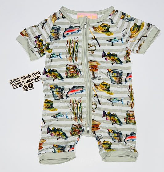 Bamboo fish romper