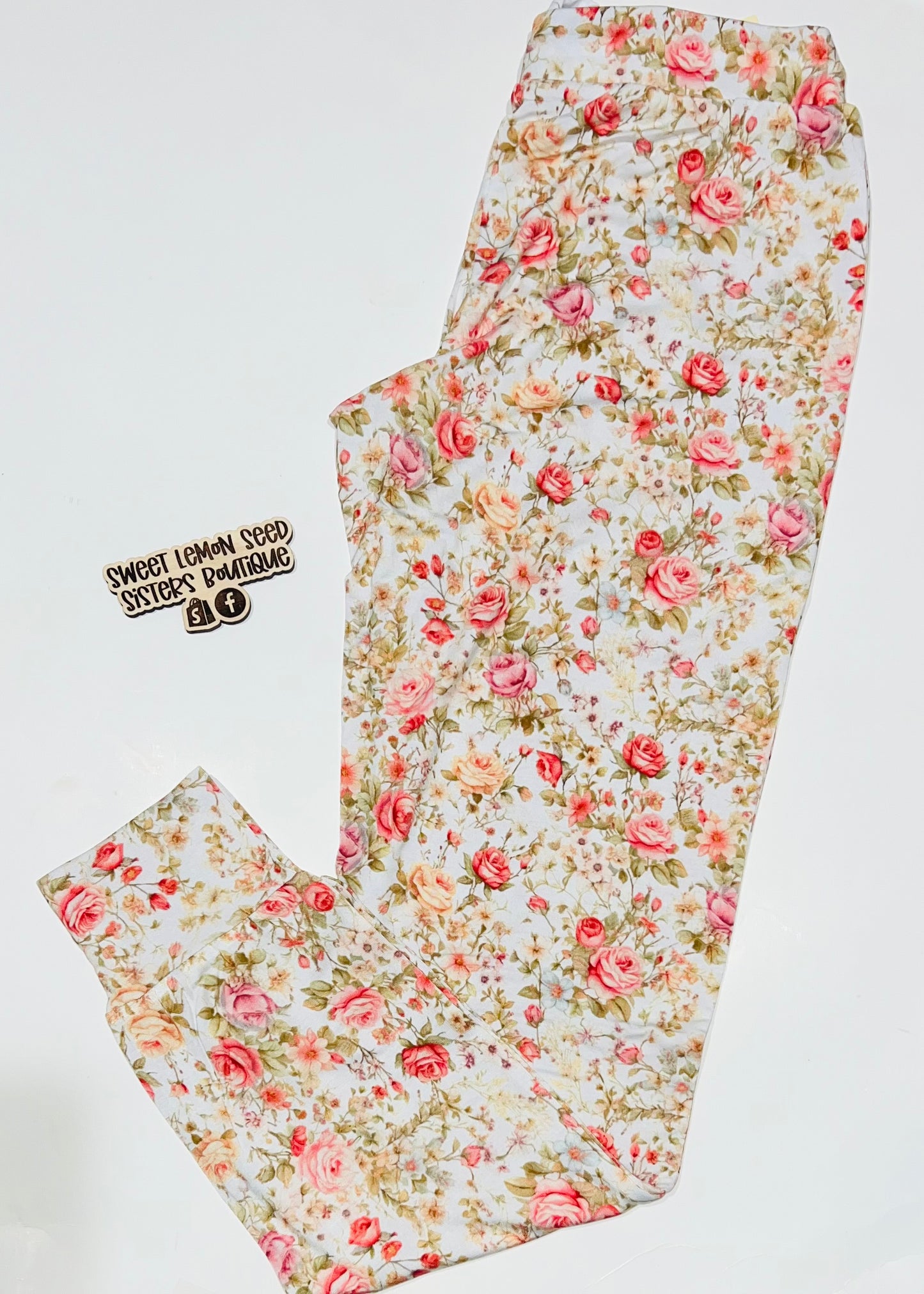 Womens small floral lounge pants