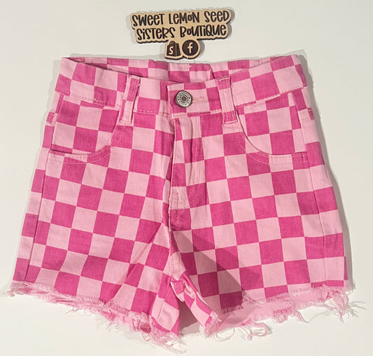 Checkered shorts