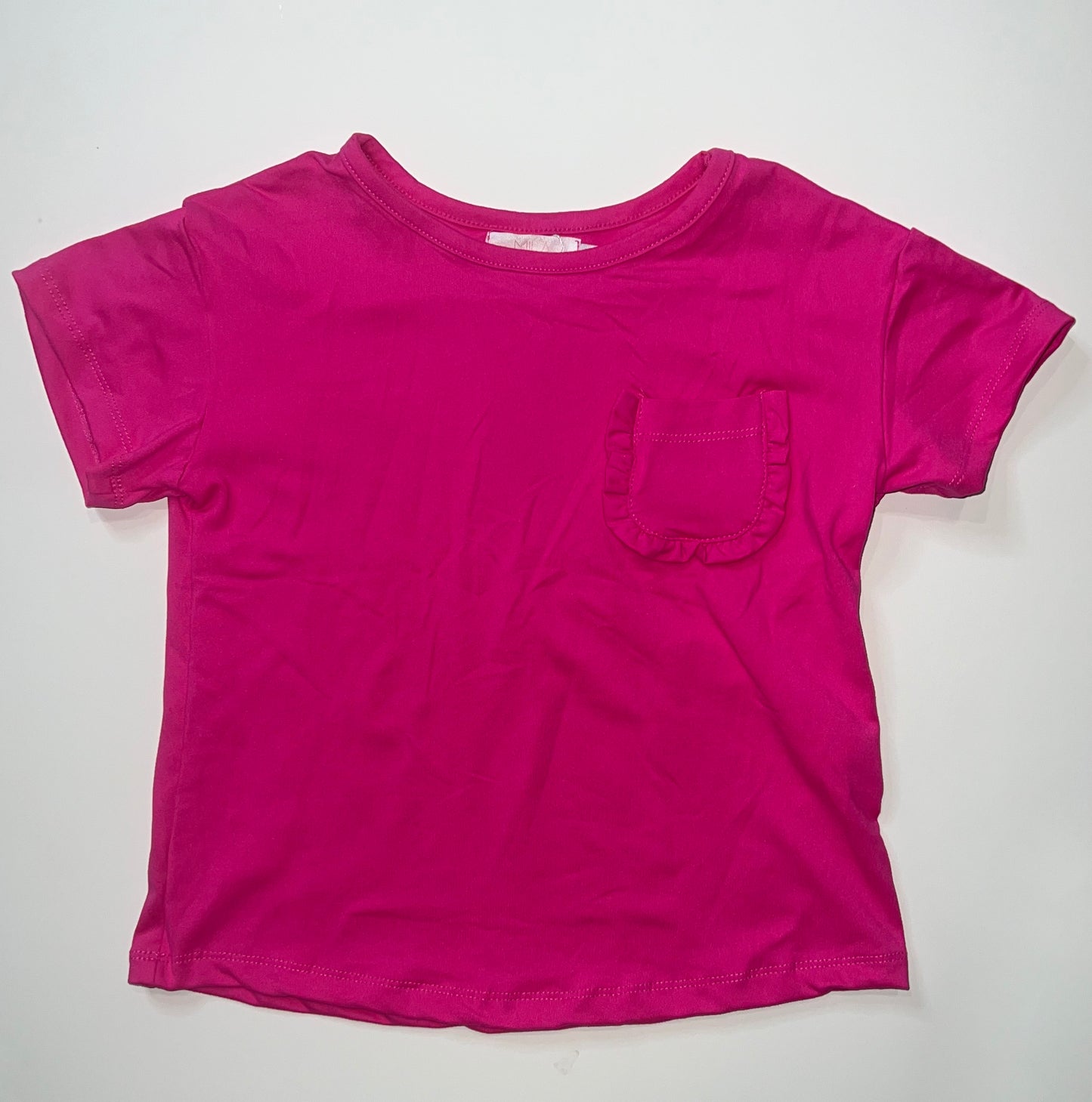 Hot pink pocket tshirt