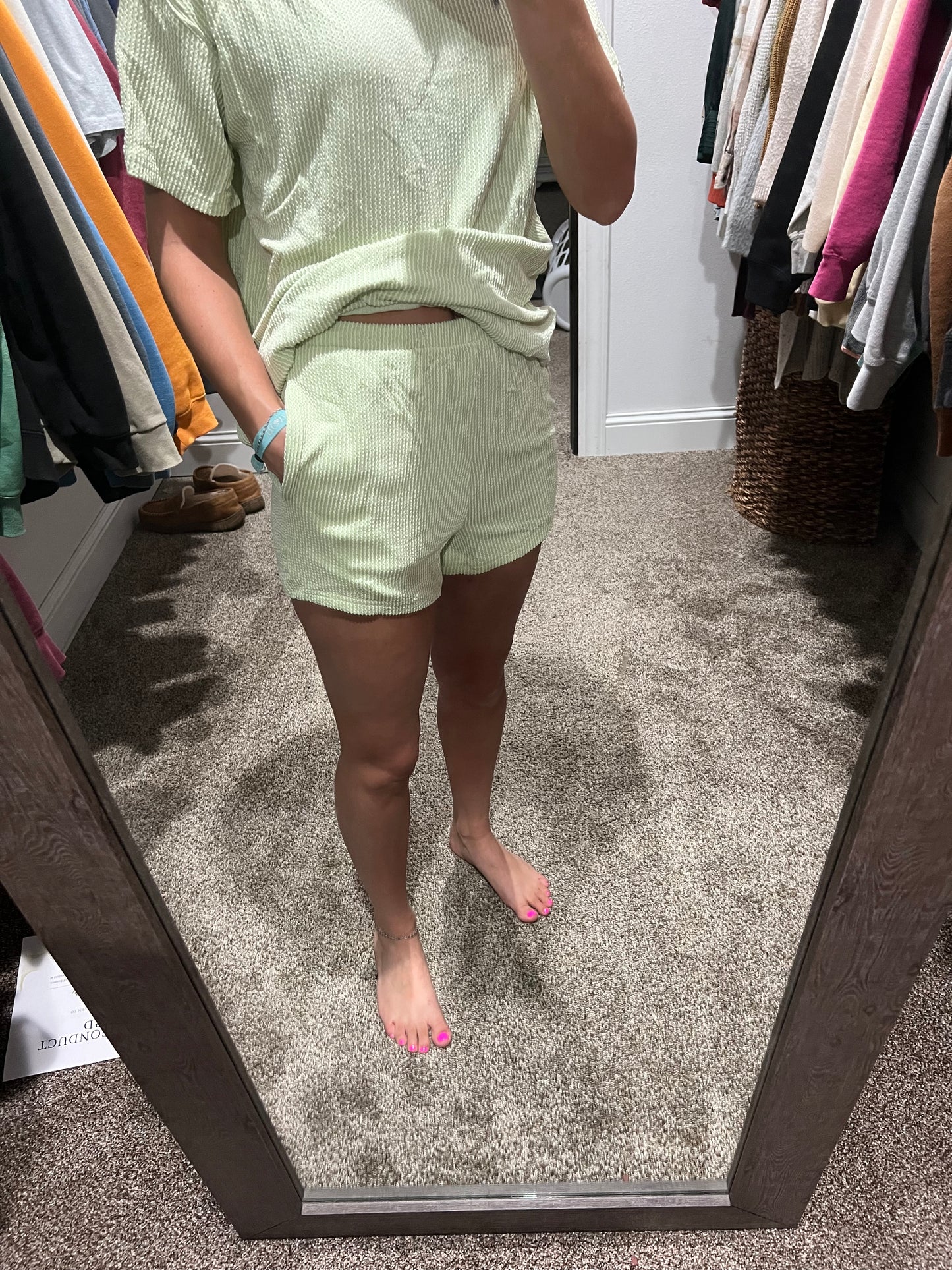 Lime green set - small