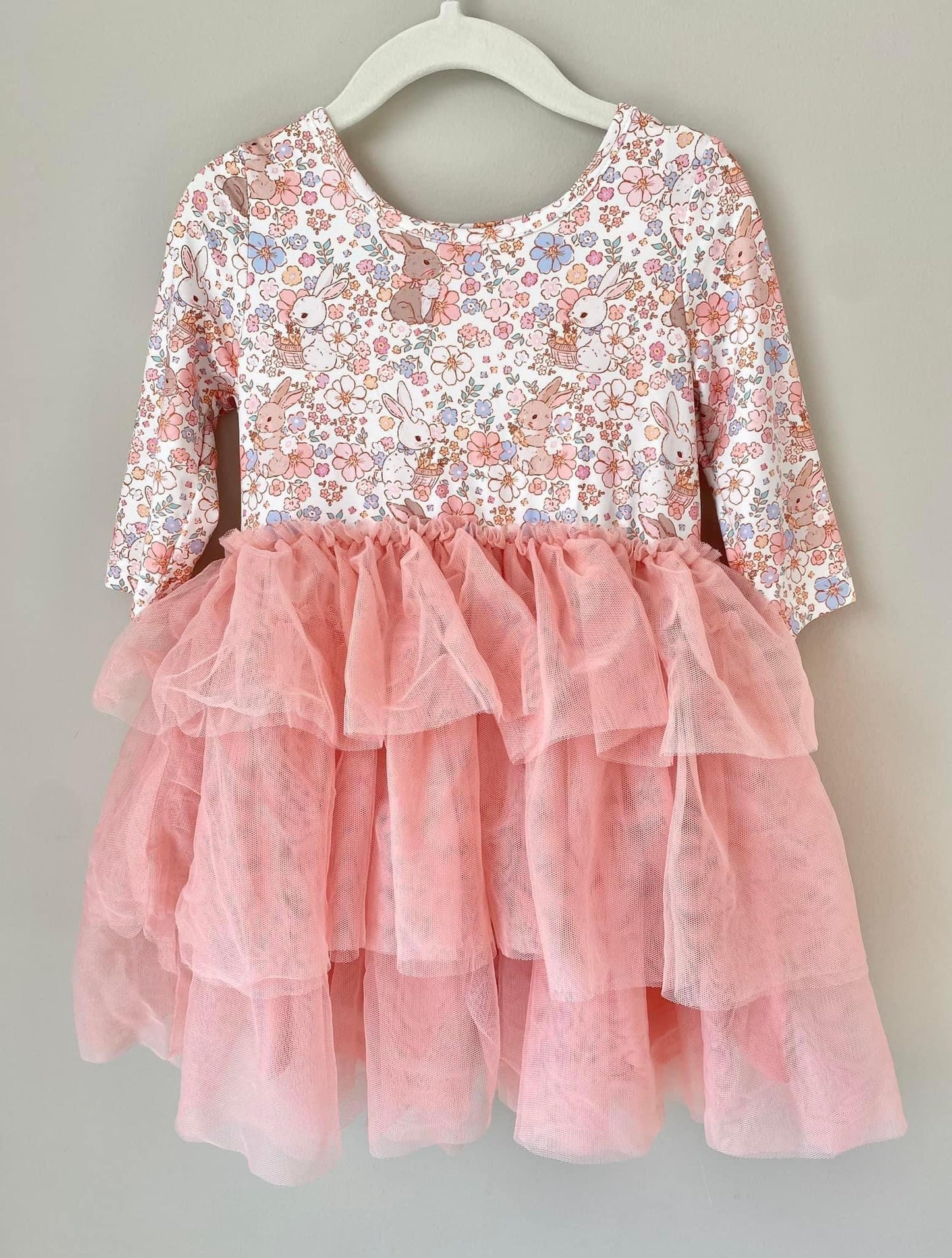 Bunny floral tulle dress