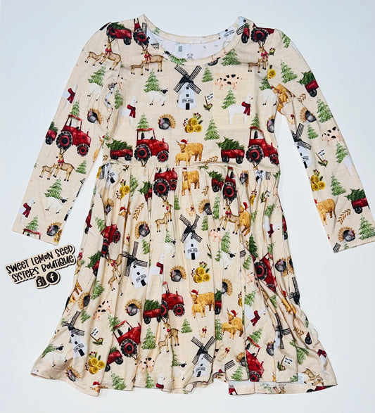 Bamboo farm dress