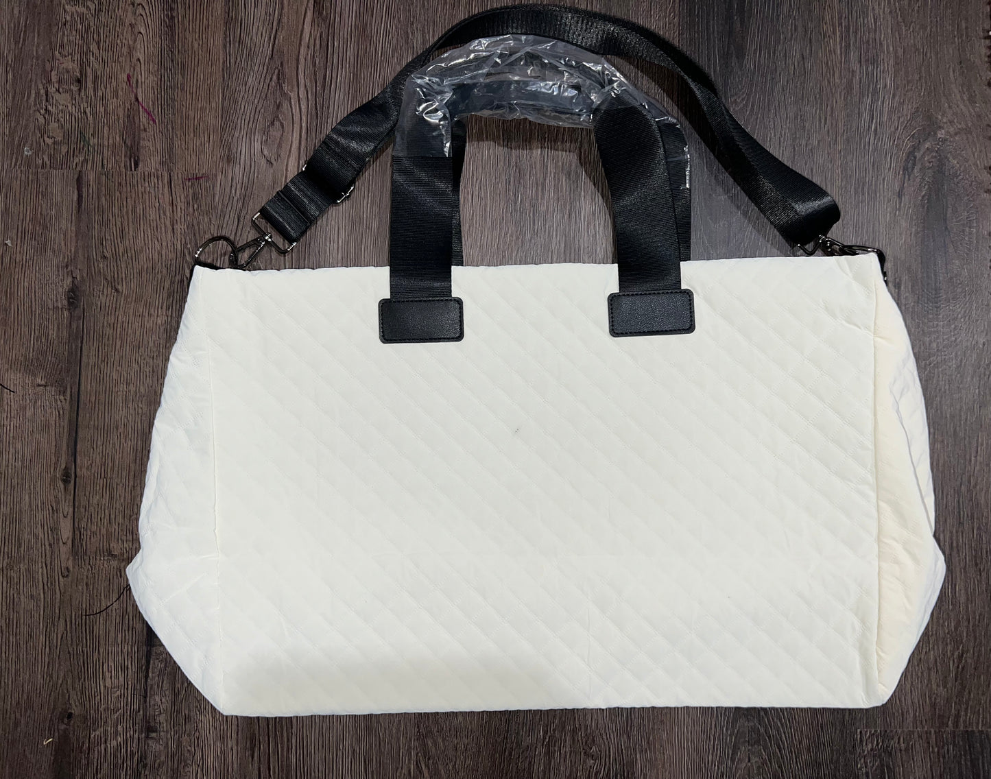 Cream tote bag