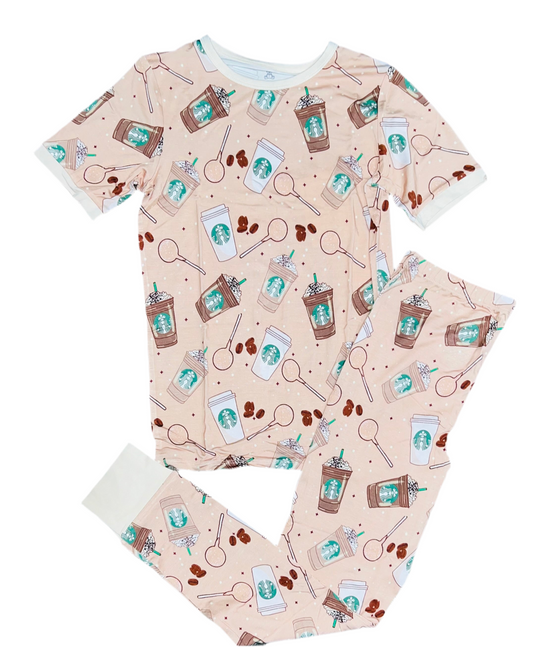 Coffee pjs - size 12