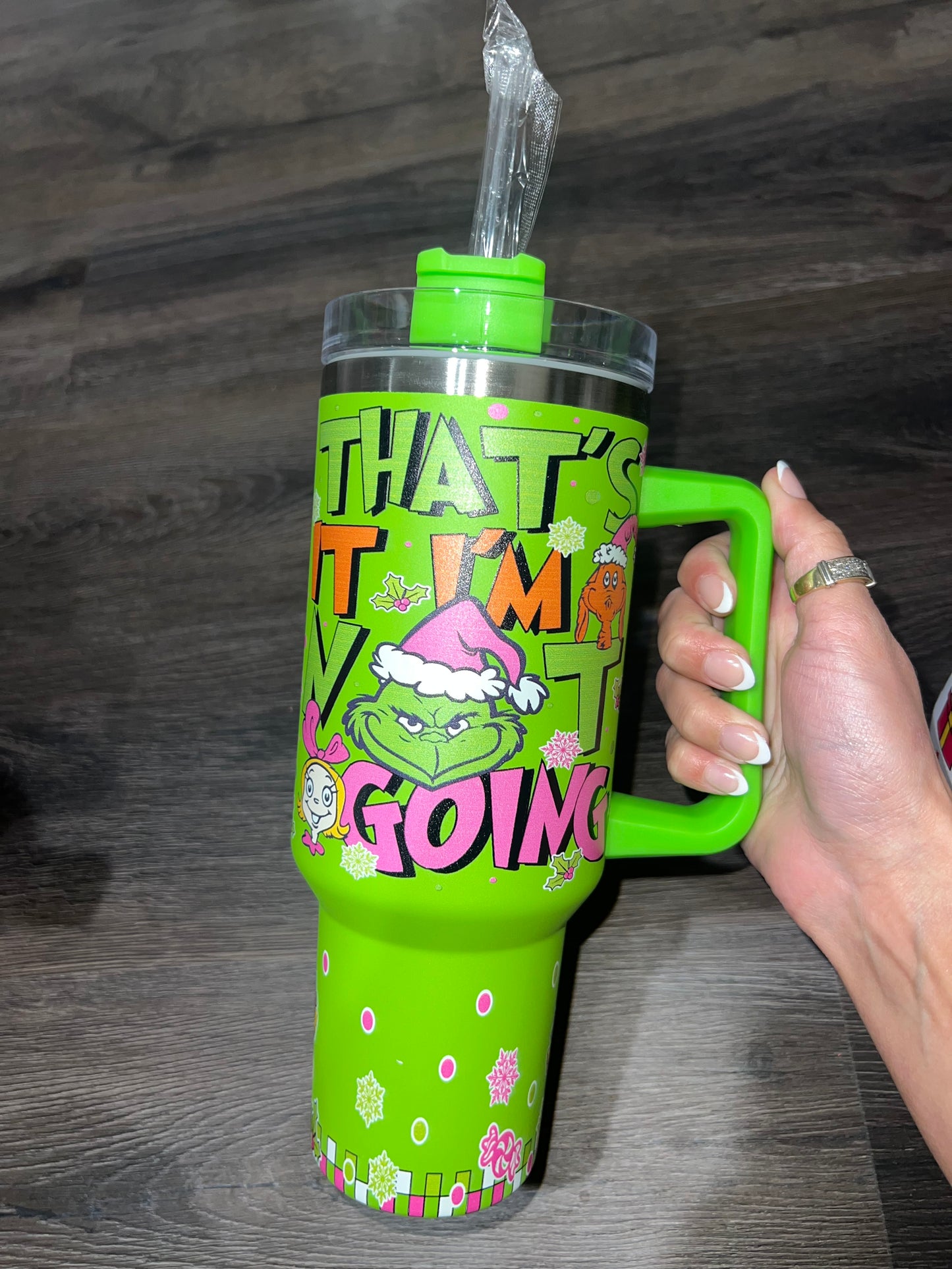 Grinch cup