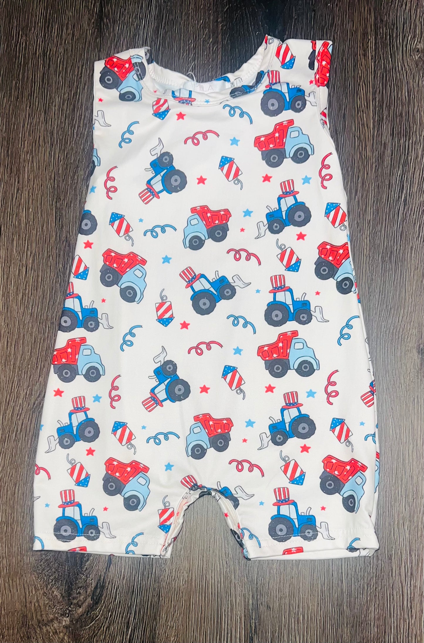 RWB romper - 18/24
