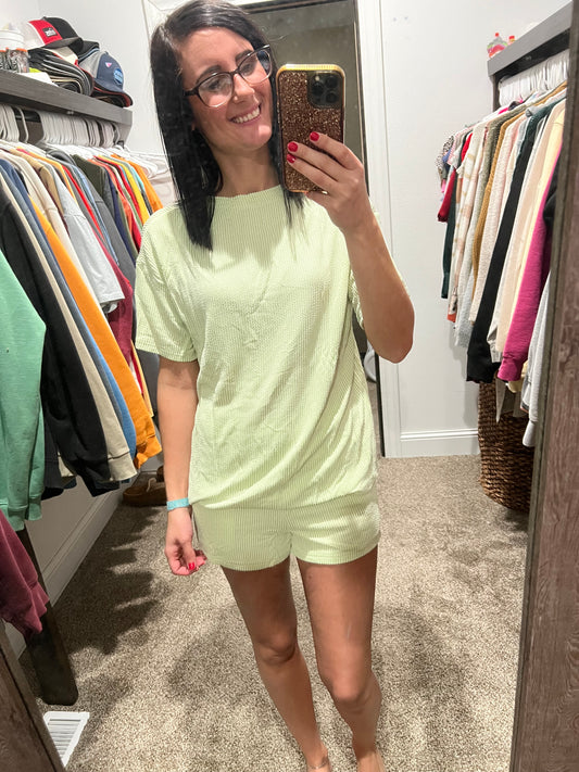 Lime green set - small