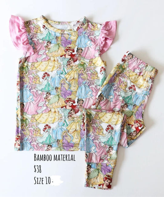 Princess pjs - size 10