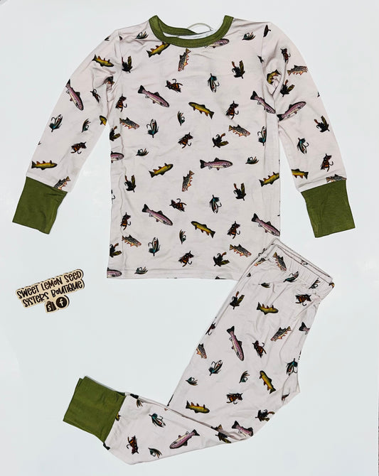 Fish pjs -2t