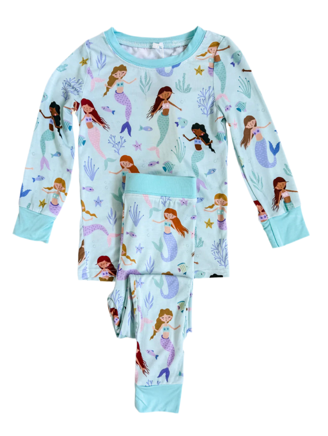 Bamboo mermaid pjs - 12/18