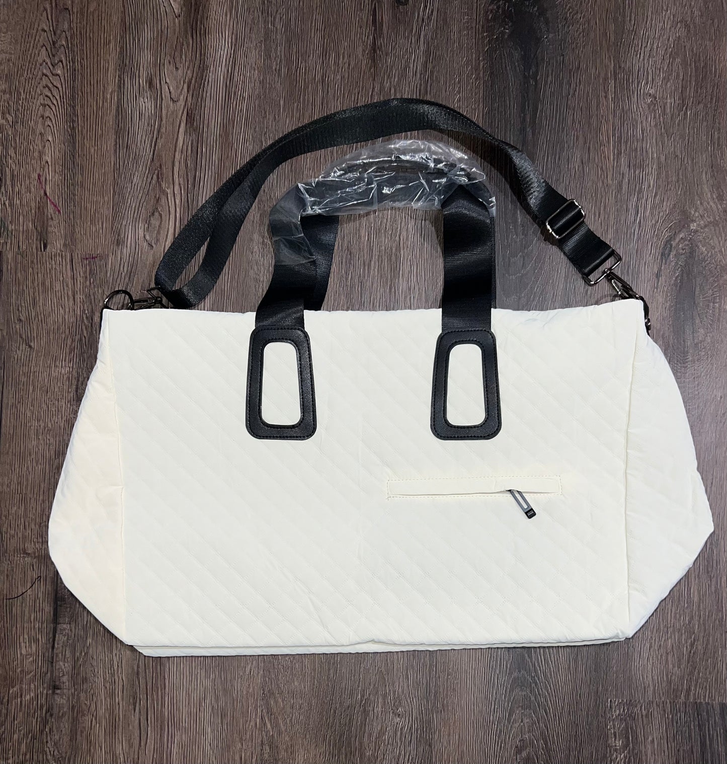 Cream tote bag