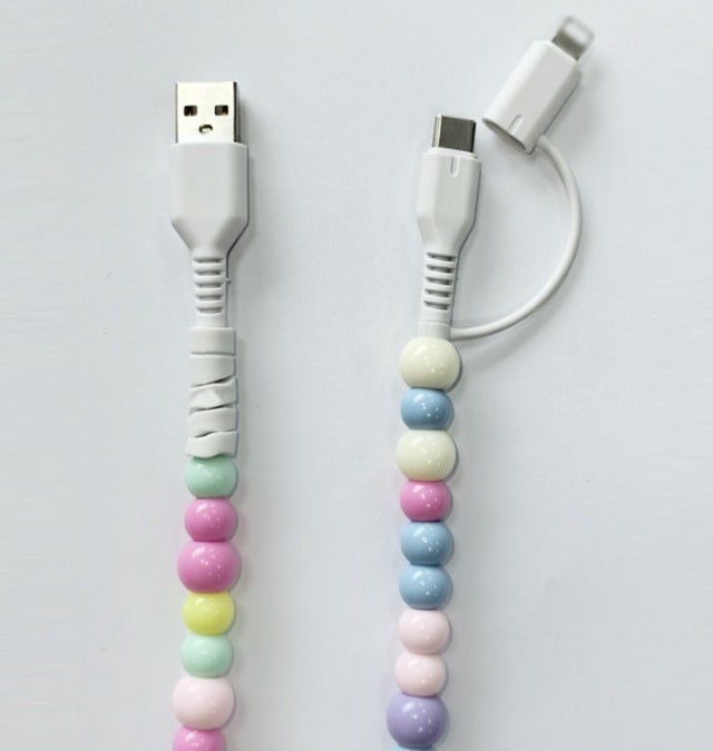 3ft Beaded phone chargers