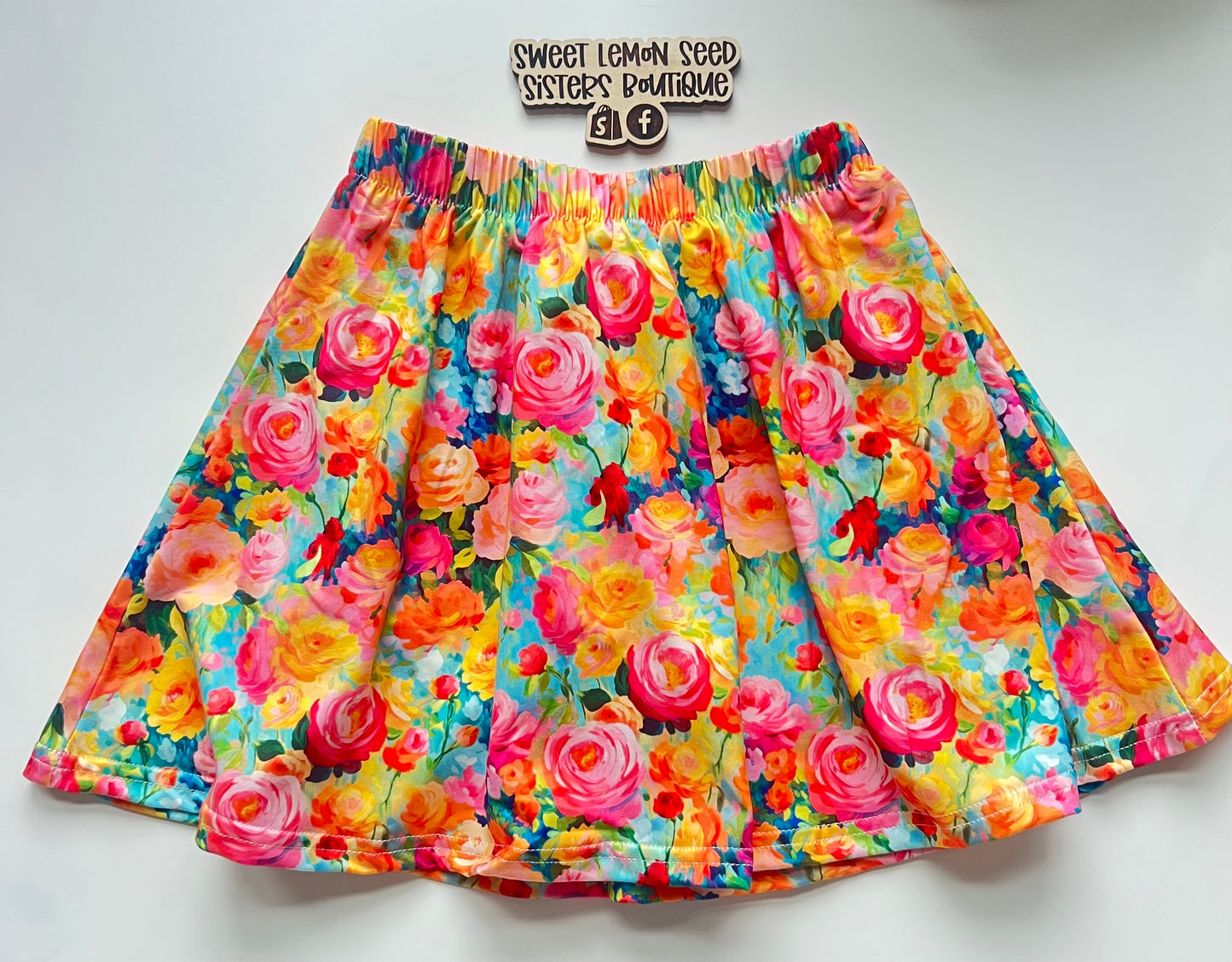 Floral skort
