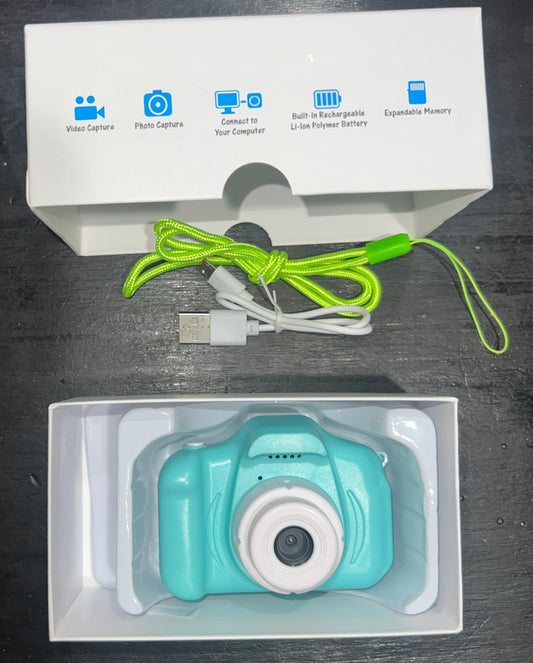 Kids teal camera